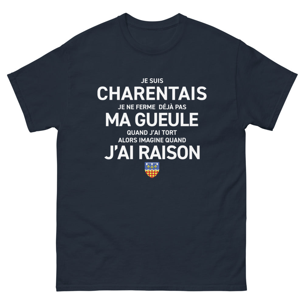 T-shirt Charente marine - Je suis Charentais, fier et bavard