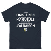 Thumbnail for T-shirt Finistérien marine - Ne ferme jamais sa gueule