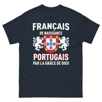 Thumbnail for T-shirt Franco-Portugais marine - Français de Naissance, Portugais
