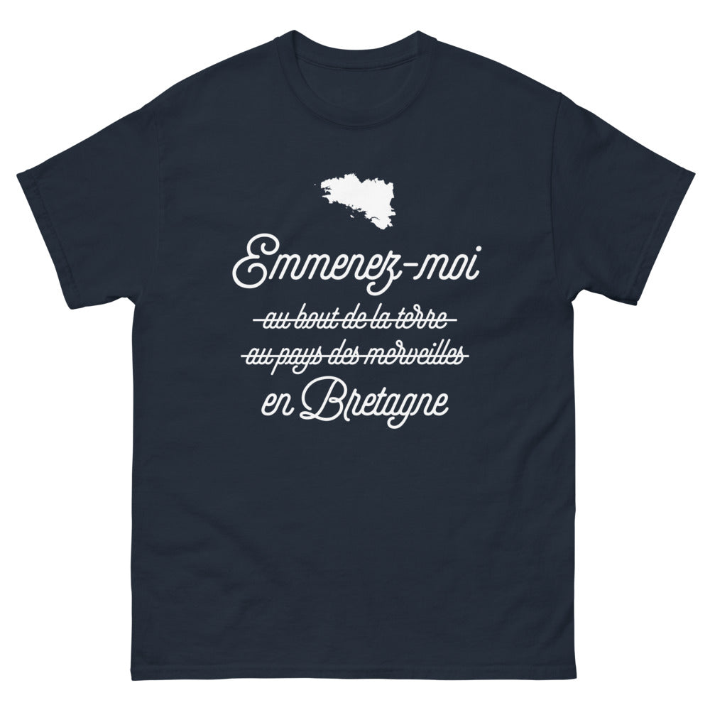 T-shirt Bretagne marine - Emmenez-moi au pays des merveilles