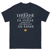 Thumbnail for T-shirt Tarnaise marine - Ne fermons pas notre gueule !