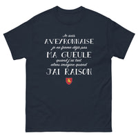 Thumbnail for T-shirt Aveyron marine - Je ne me tais jamais