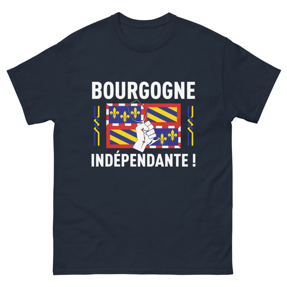 T-shirt Bourgogne marine - Fierté Indépendante