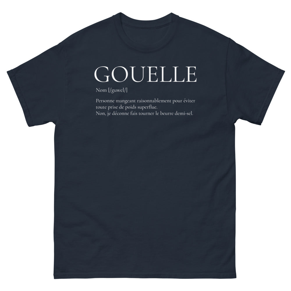 T-shirt Bretagne marine - Fais tourner le beurre demi-sel