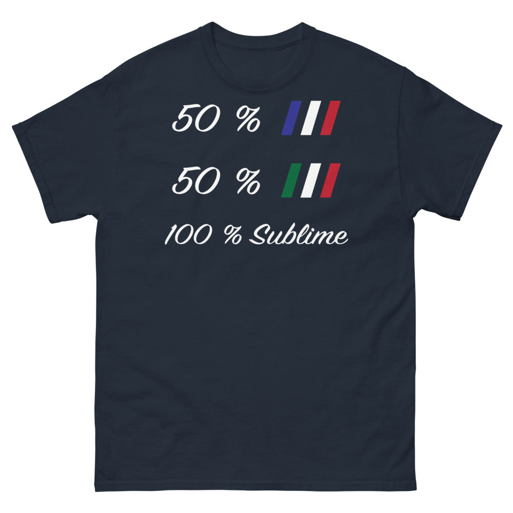 T-shirt Bretagne marine - 50% Breton, 50% Autre, 100% Sublime