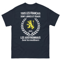 Thumbnail for T-shirt Aveyron marine - Tous les Français sont égaux