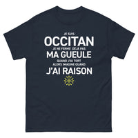 Thumbnail for T-shirt Occitan marine - Je suis occitan, je ne ferme pas ma gueule