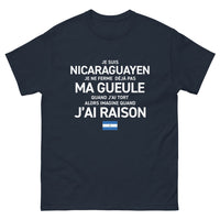 Thumbnail for T-shirt Nicaragua marine - je-ne-ferme-deja-pas-ma-gueule