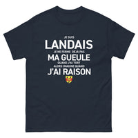 Thumbnail for T-shirt Landais marine - Fier de ma parole !