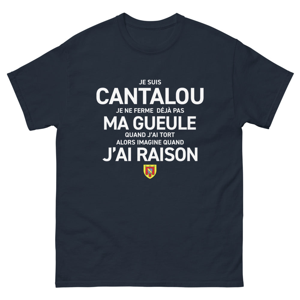 T-shirt Cantalou marine - Je suis fier et bavard !