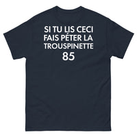 Thumbnail for T-shirt drôle bleu marine - Si tu lis ceci, fais péter la troupinette