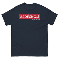 Thumbnail for T-shirt Ardèche marine - Fier de l'Être avec humour local