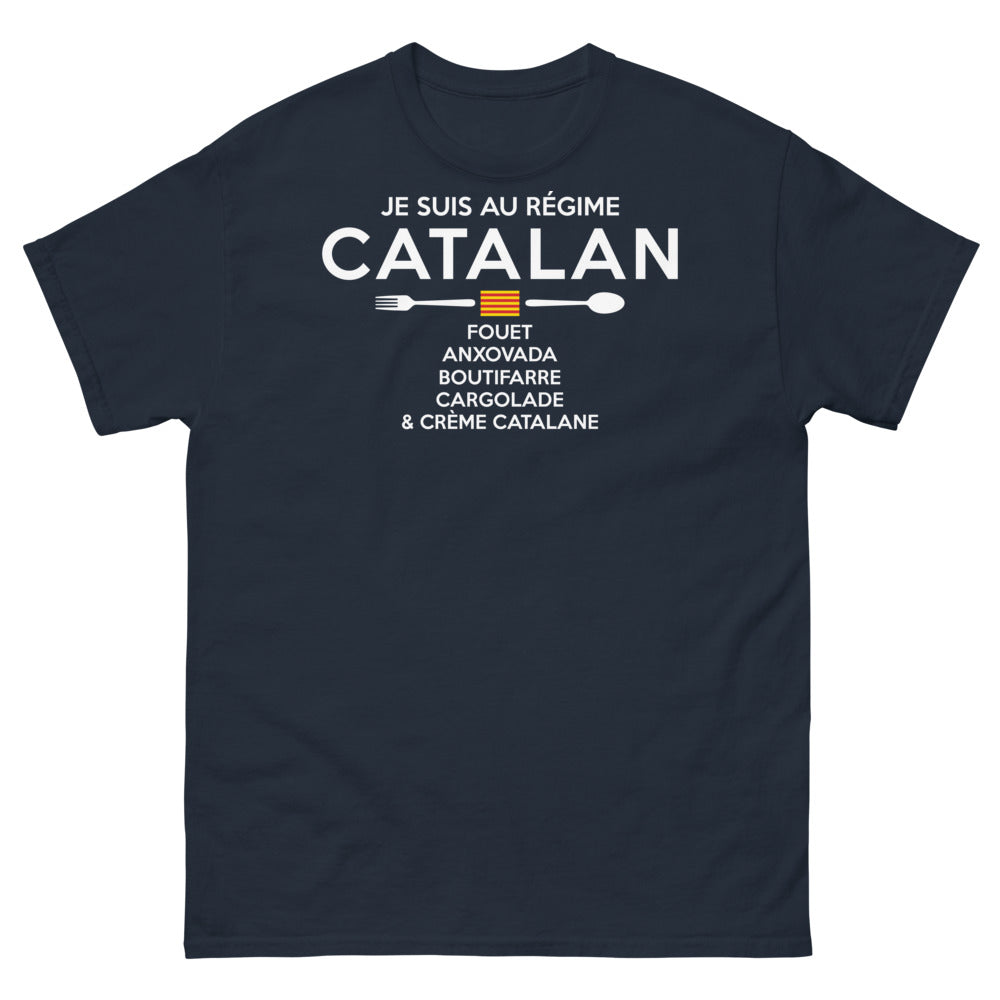 T-shirt Catalan marine - Je Suis au Régime Catalan