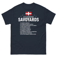 Thumbnail for T-shirt Savoie marine - Les 10 Commandements Savoyards