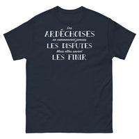 Thumbnail for T-shirt Ardèche marine - Les disputes ne se commencent jamais