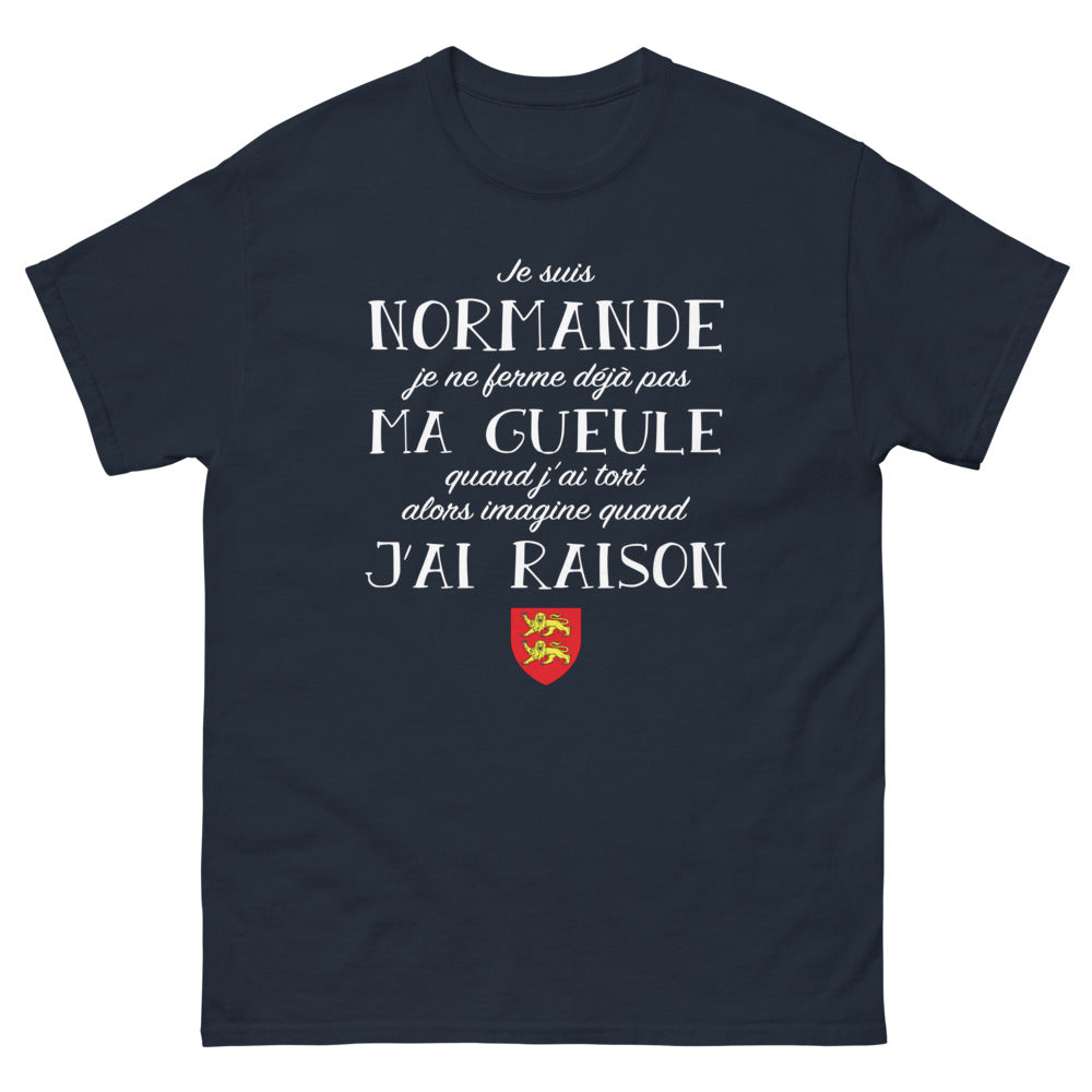T-shirt Normande marine - Fier de son franc-parler
