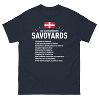 Thumbnail for T-shirt Savoie marine - Les 10 Commandements Savoyards