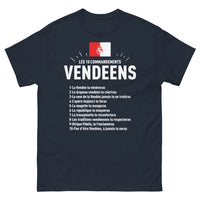 Thumbnail for T-shirt Vendée marine - Les 10 commandements vendéens
