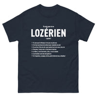 Thumbnail for T-shirt Lozère marine - Anecdotes et humour Lozérien
