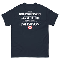 Thumbnail for T-shirt Bourgogne marine - Je suis Bourguignon, fier et drôle