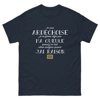 Thumbnail for T-shirt Ardèche marine - Je suis Ardéchoise, je ne ferme pas ma gueule
