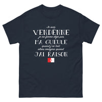 Thumbnail for T-shirt Vendéenne marine - Je ne ferme pas ma gueule