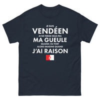 Thumbnail for T-shirt Vendée marine - Je ne me tais pas quand j'ai tort