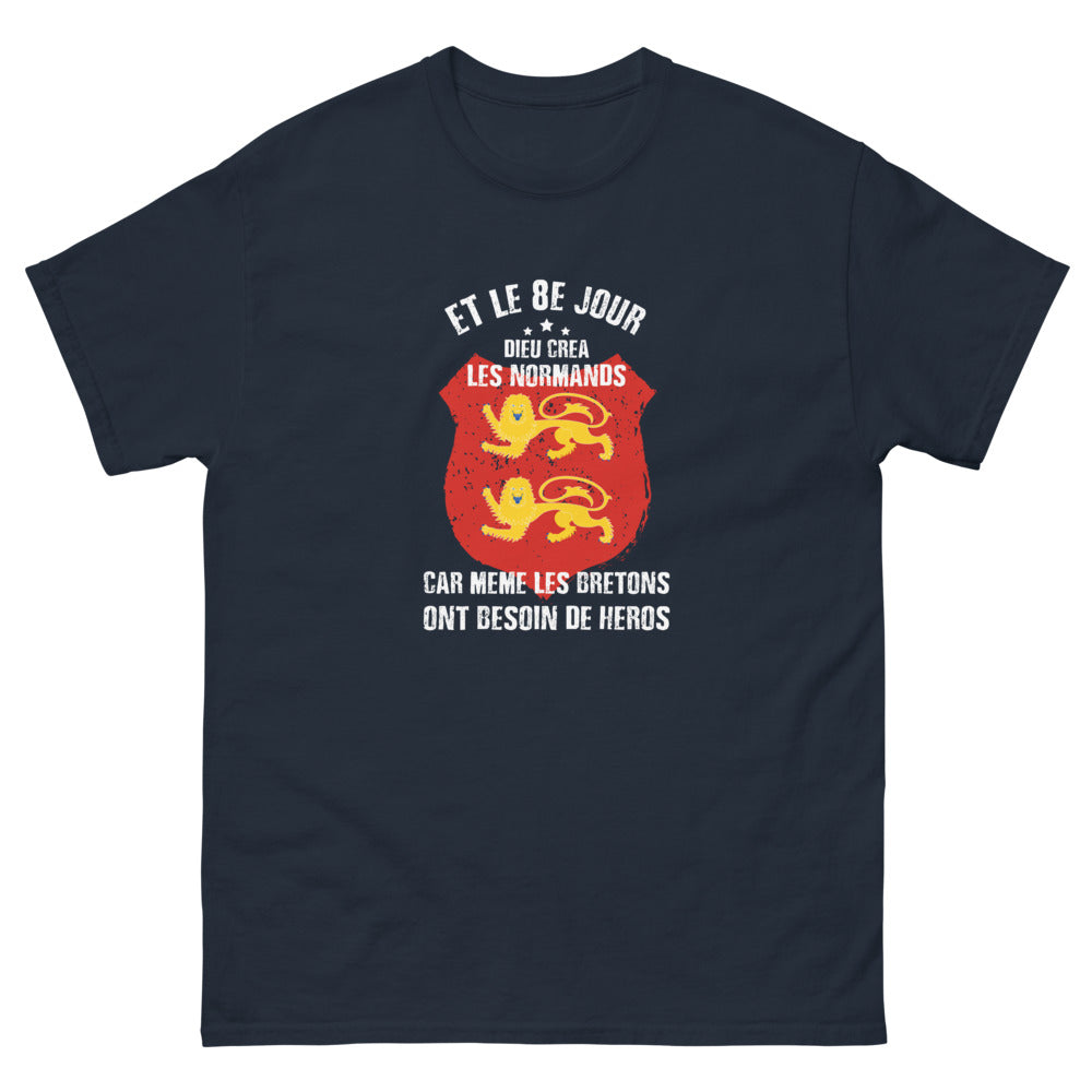 T-shirt Normands marine - Héros même pour les Bretons