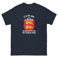 Thumbnail for T-shirt Normands marine - Héros même pour les Bretons