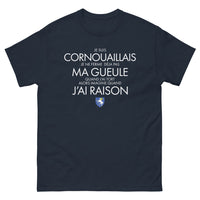 Thumbnail for T-shirt Cornouaillais marine - Je suis Cornouaillais, je ne ferme pas ma gueule