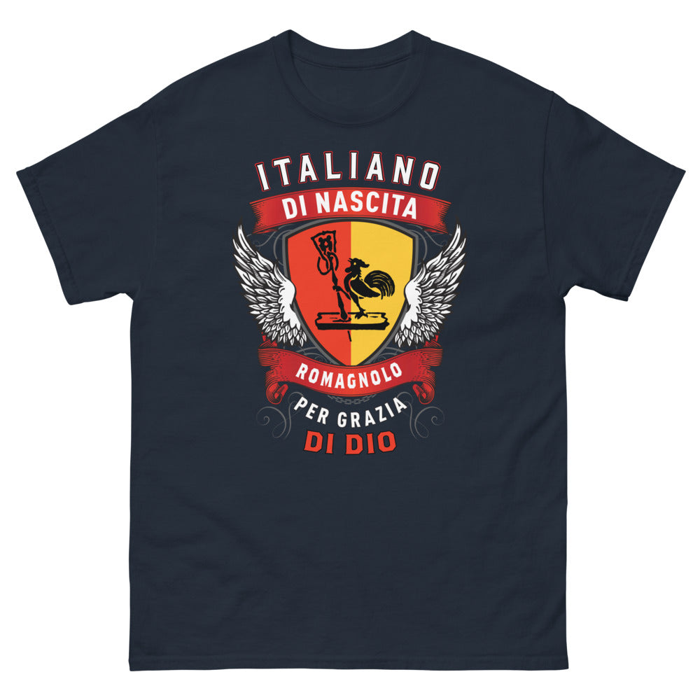 T-shirt Romagnol marine - Fierté et humour italien