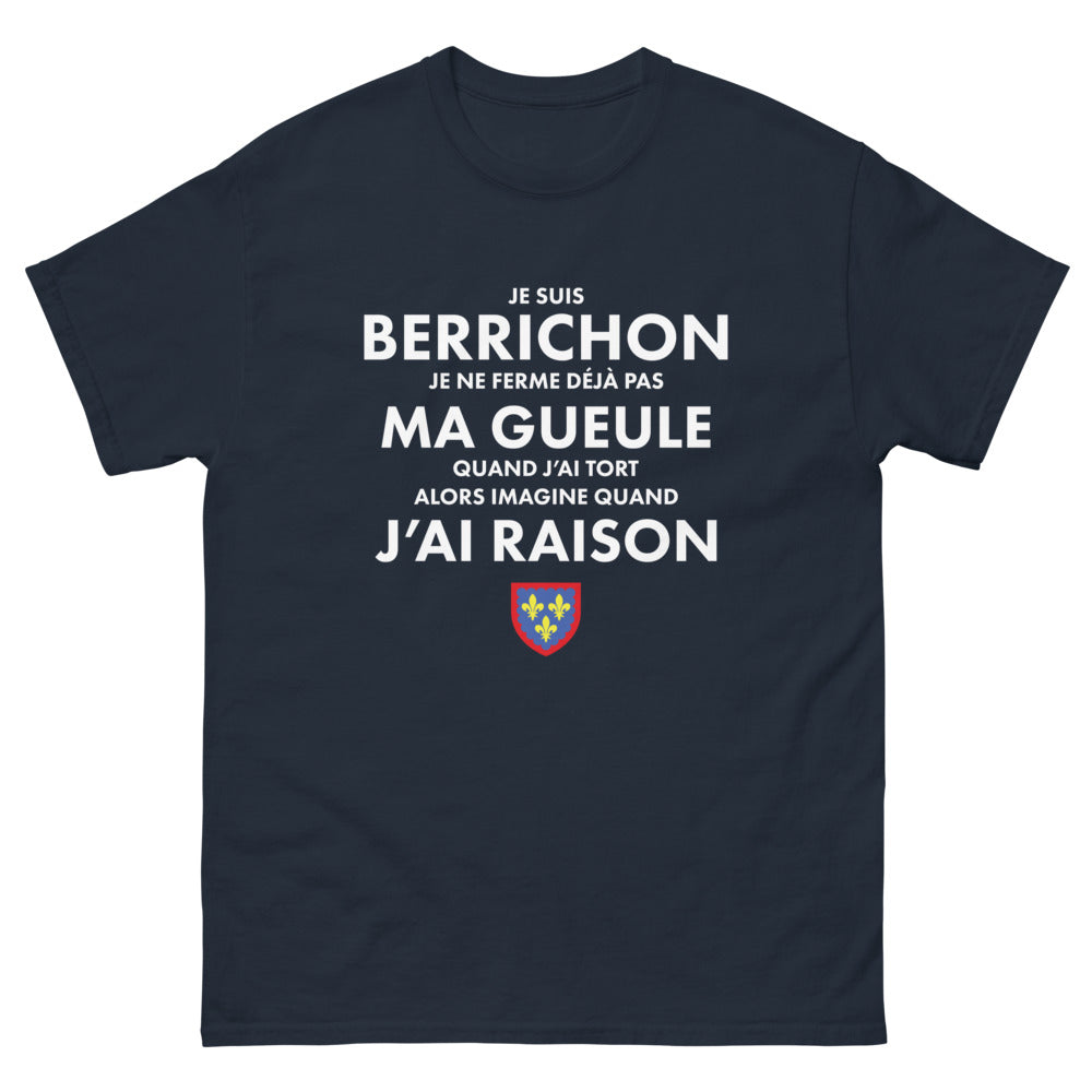 T-shirt Berry marine - Fier d'avoir toujours raison