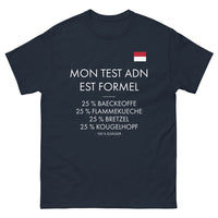 Thumbnail for T-shirt Alsace marine - Mon Test ADN est formel : 100% Elsasser