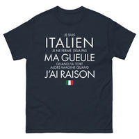 Thumbnail for T-shirt Italie marine - Je ne ferme pas ma gueule