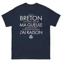 Thumbnail for T-shirt Bretagne marine - Je suis Breton, fier et bavard