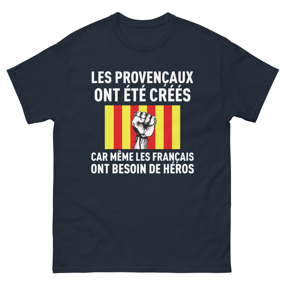 T-shirt Provençal marine - Un héros pour tous