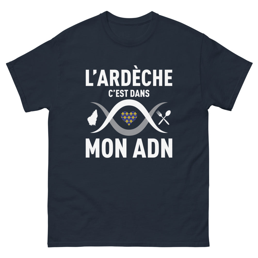 T-shirt Ardèche marine - L'Ardèche C'est Dans Mon ADN