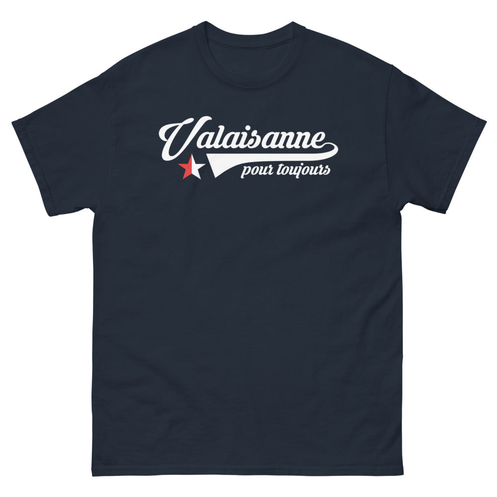 T-shirt Valaisanne marine - Fierté des montagnes suisses