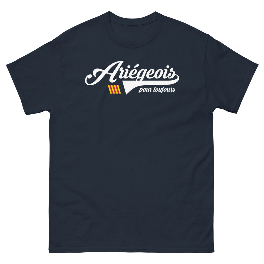 T-shirt Ariège marine - Fier de nos racines