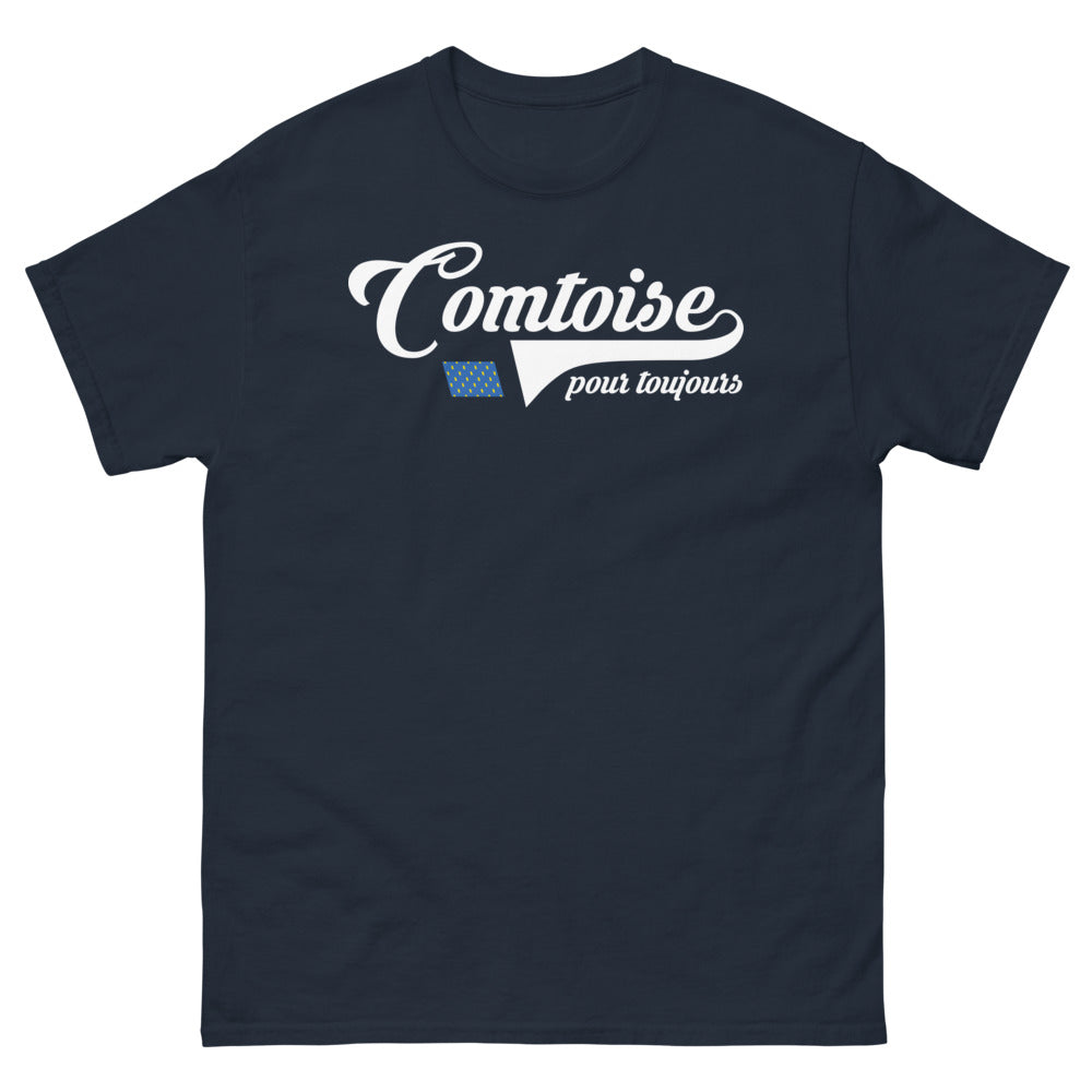 T-shirt Franc-Comté marine - Fierté Franc-Comtoise