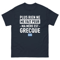 Thumbnail for T-shirt Grecque marine - Plus rien ne me fait peur, ma mère est Grecque