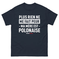 Thumbnail for T-shirt Pologne marine - Plus rien ne me fait peur, ma mère est Polonaise