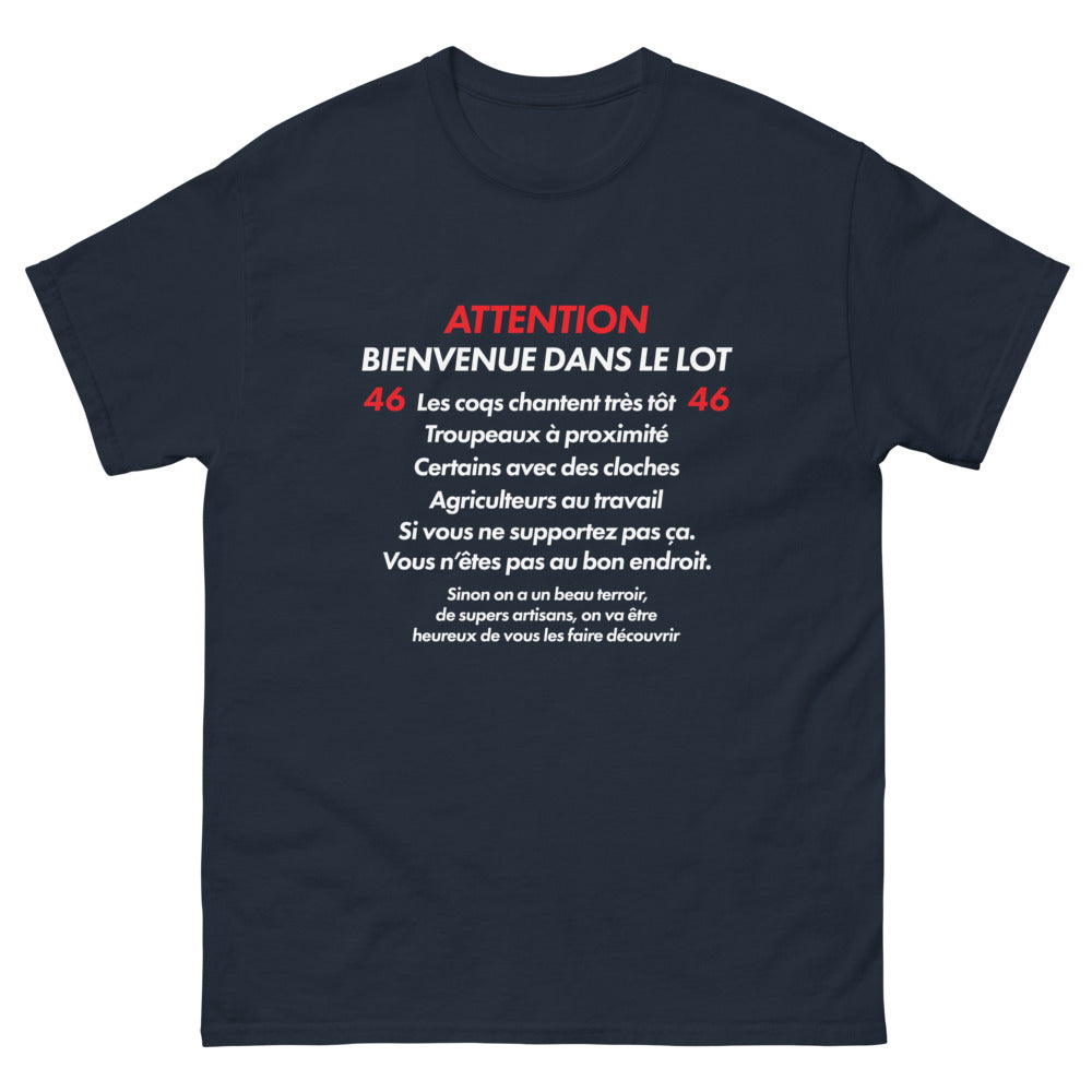 T-shirt Lot marine - Bienvenue chez les Coqs et Cloches