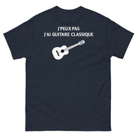 Thumbnail for T-shirt Passion Guitare marine - J'peux pas, j'ai guitare classique