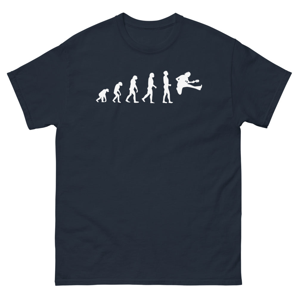 T-shirt musique noir dos - Évolution du rock en rythme