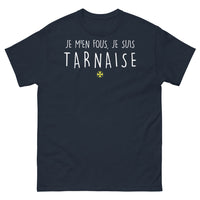 Thumbnail for T-shirt Tarn marine - Je m'en fous, je suis Tarnaise