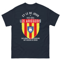 Thumbnail for T-shirt Ariège marine - Les Ariégeois, héros régionaux