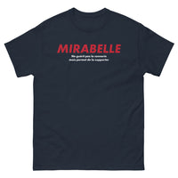 Thumbnail for T-shirt Lorraine bleu marine - La mirabelle aide à supporter la connerie