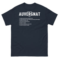 Thumbnail for T-shirt Auvergne marine - Tu sais que tu es Auvergnat quand...