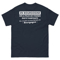 Thumbnail for T-shirt Bourgogne marine - Plus de vignes que d'habitants